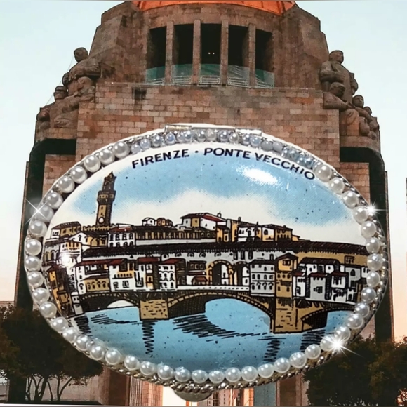 Firenze Ponte Vecchio Scene Trinket Case - Picture 3 of 13